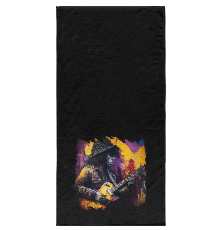 Strings Tell His Story Bath Towel - Beyond T-shirts