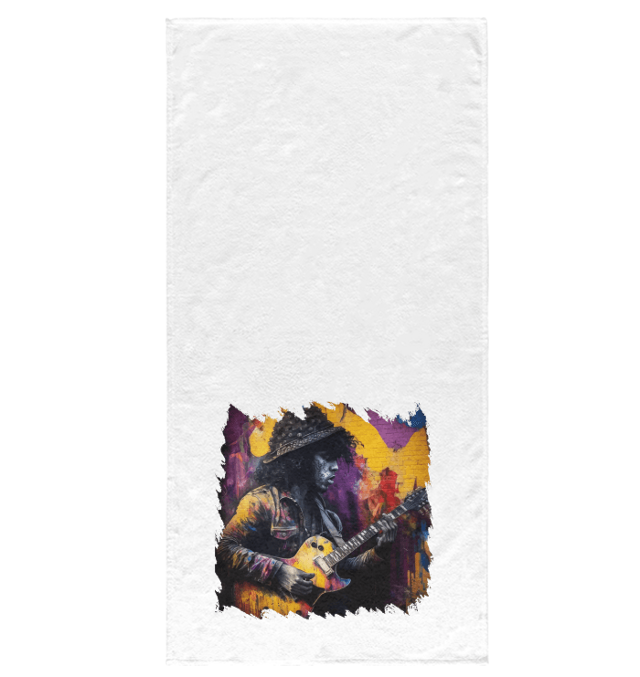 Strings Tell His Story Bath Towel - Beyond T-shirts