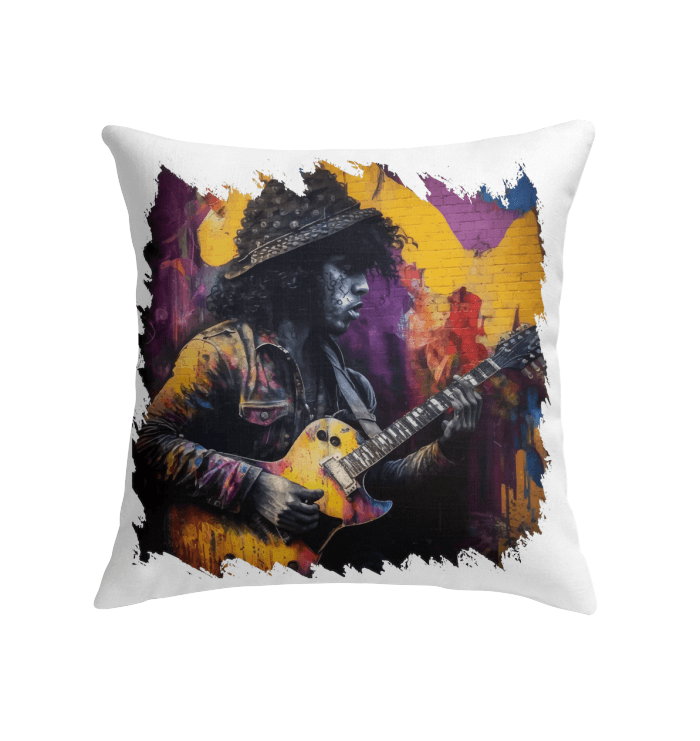 Strings Tell His Story Indoor Pillow - Beyond T-shirts