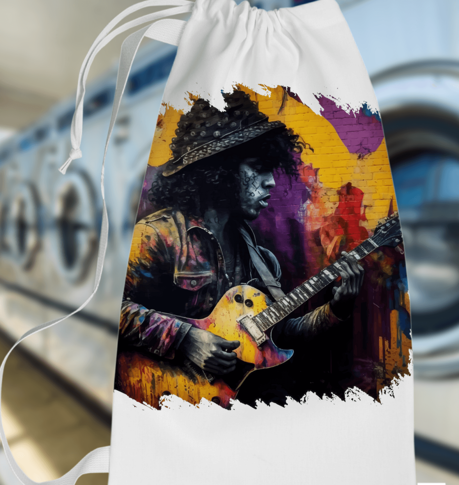 Strings Tell His Story Laundry Bag - Beyond T-shirts