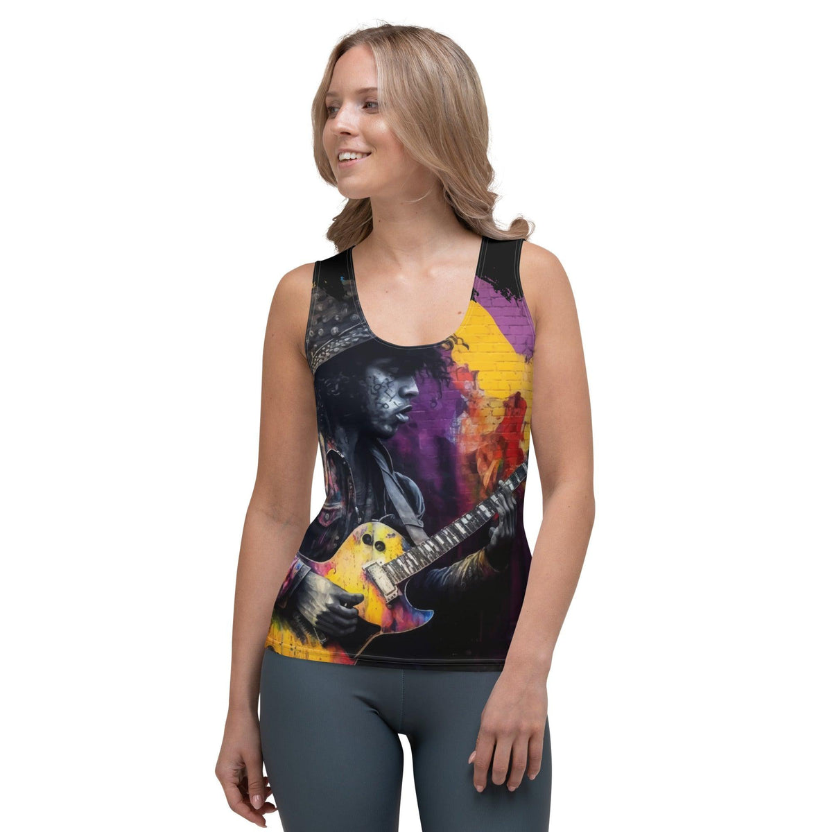 Strings Tell His Story Sublimation Cut & Sew Tank Top - Beyond T-shirts