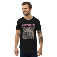 Stronger Every Day Men's Curved Hem T-Shirt - Beyond T-shirts