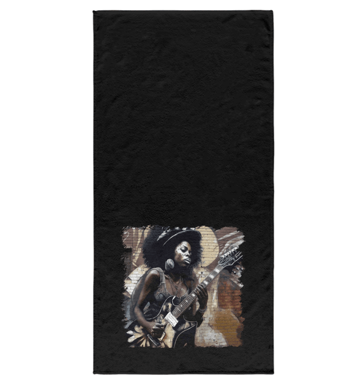 Strumming With Soul and Passion Bath Towel - Beyond T-shirts
