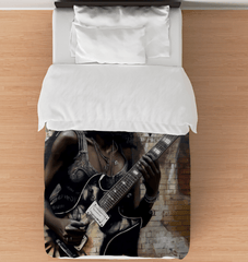 Strumming With Soul and Passion Comforter - Twin - Beyond T-shirts