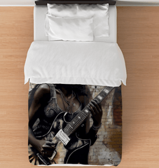 Strumming With Soul and Passion Duvet Cover - Beyond T-shirts