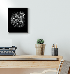 Elegant wall art featuring 'Stronger Faster Better' on durable canvas