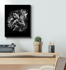 Stylish 'Stronger Faster Better' canvas print ready to hang