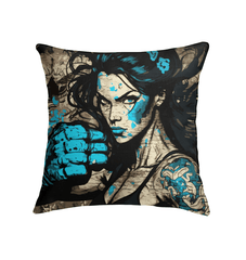 Sweat Punch Repeat Indoor Pillow - Side View