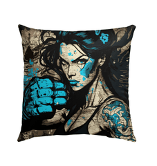 Sweat Punch Repeat Outdoor Pillow - Beyond T-shirts