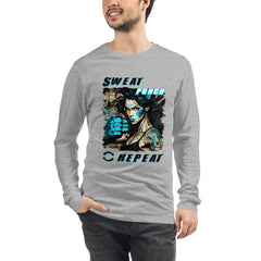 Sweat Punch Repeat Unisex Long Sleeve Tee - Beyond T-shirts