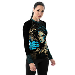 Sweat Punch Repeat Women's Rash Guard - Beyond T-shirts