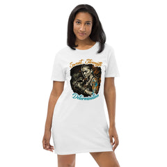 Sweat Strength Determination Organic Cotton T-shirt Dress - Beyond T-shirts