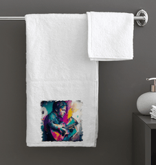 Taking Music to Infinity Bath Towel - Beyond T-shirts