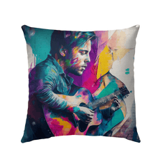 Taking Music to Infinity Outdoor Pillow - Beyond T-shirts