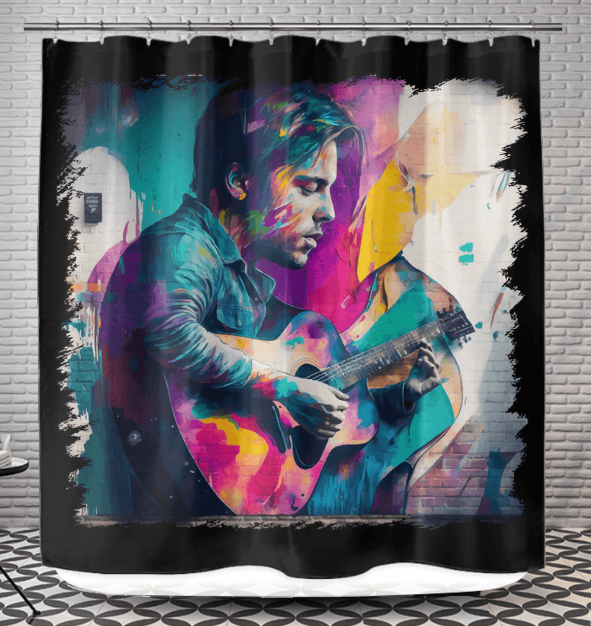 Taking Music to Infinity Shower Curtain - Beyond T-shirts