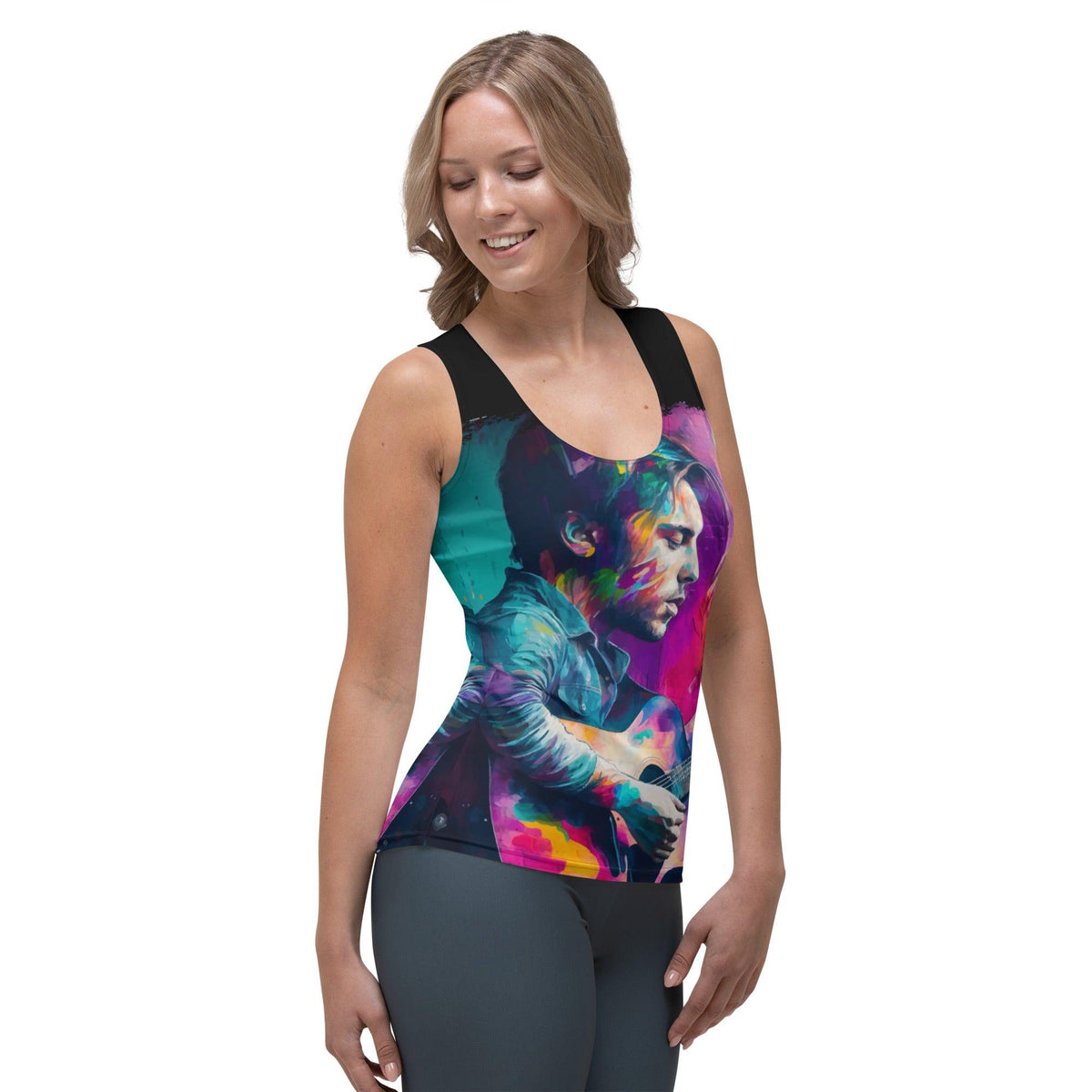 Taking Music to Infinity Sublimation Cut & Sew Tank Top - Beyond T-shirts