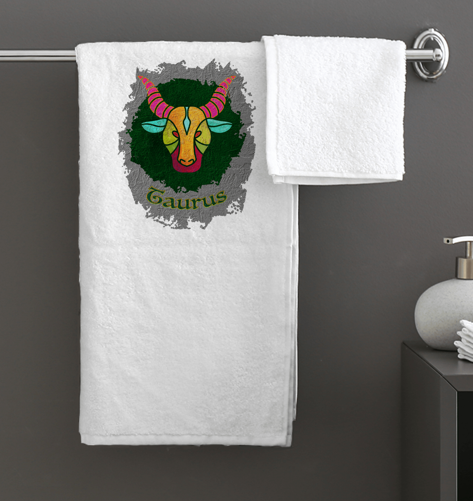 Taurus Bath Towel | Zodiac Series 11 - Beyond T-shirts