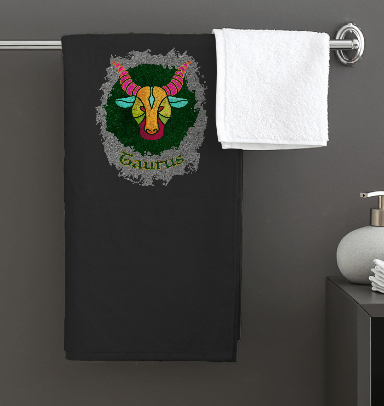 Taurus Bath Towel | Zodiac Series 11 - Beyond T-shirts