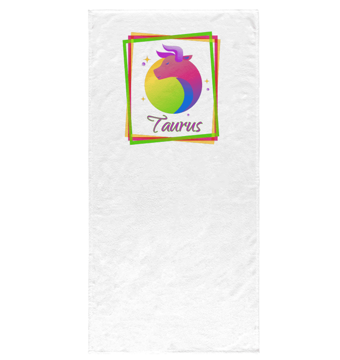 Taurus Bath Towel | Zodiac Series 3 - Beyond T-shirts