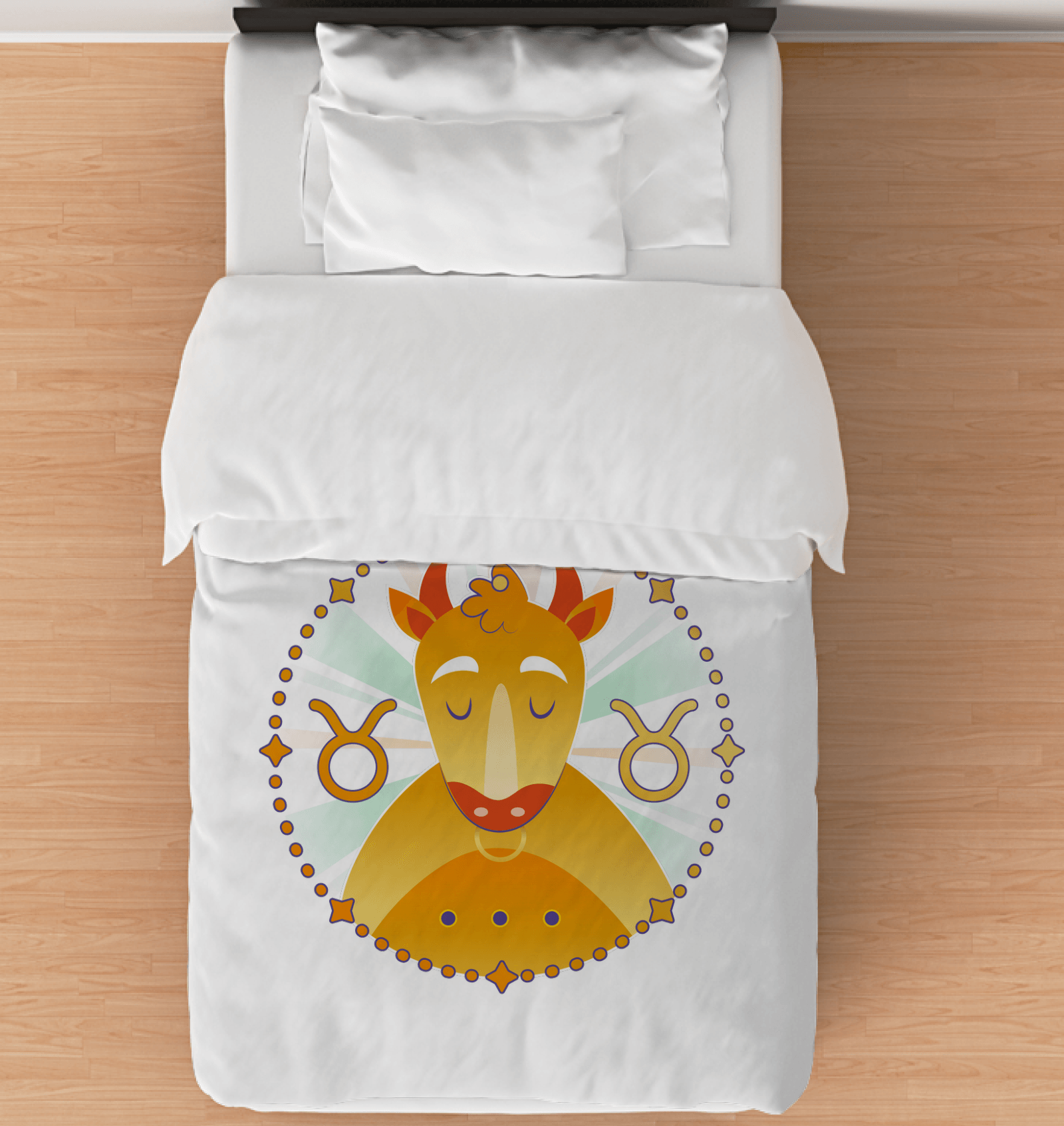 Taurus Duvet Cover - Twin | Zodiac Series 1 - Beyond T-shirts