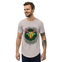 Taurus Men's Curved Hem T-Shirt | Zodiac Series 11 - Beyond T-shirts