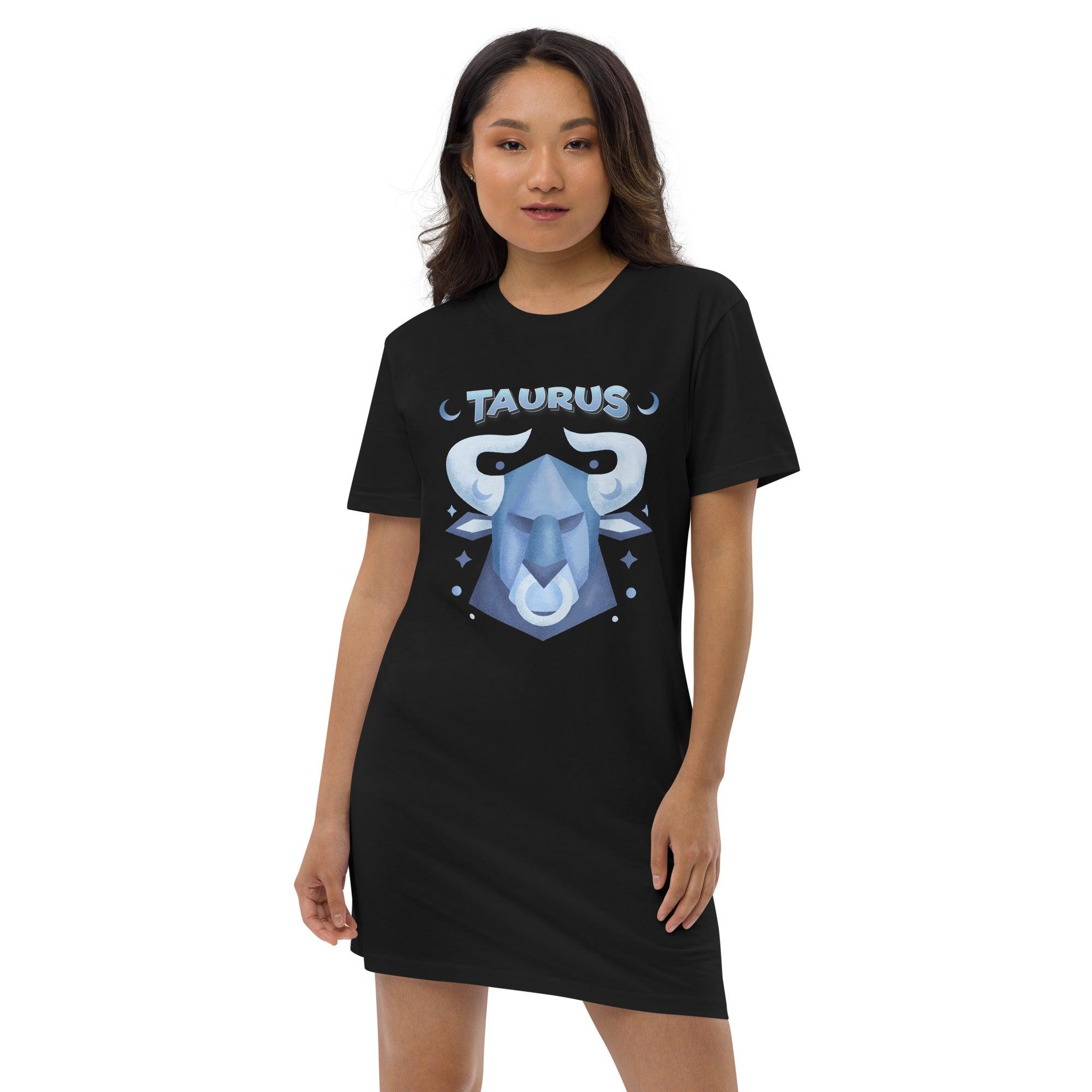 Taurus Organic Cotton T-shirt Dress | Zodiac Series 2 - Beyond T-shirts