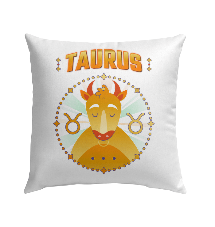 Taurus Outdoor Pillow | Zodiac Series 1 - Beyond T-shirts