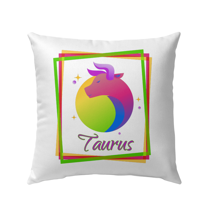 Taurus Outdoor Pillow | Zodiac Series 3 - Beyond T-shirts