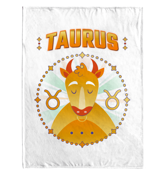Taurus Sherpa Blanket | Zodiac Series 1 - Beyond T-shirts