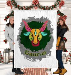Taurus Sherpa Blanket | Zodiac Series 11 - Beyond T-shirts