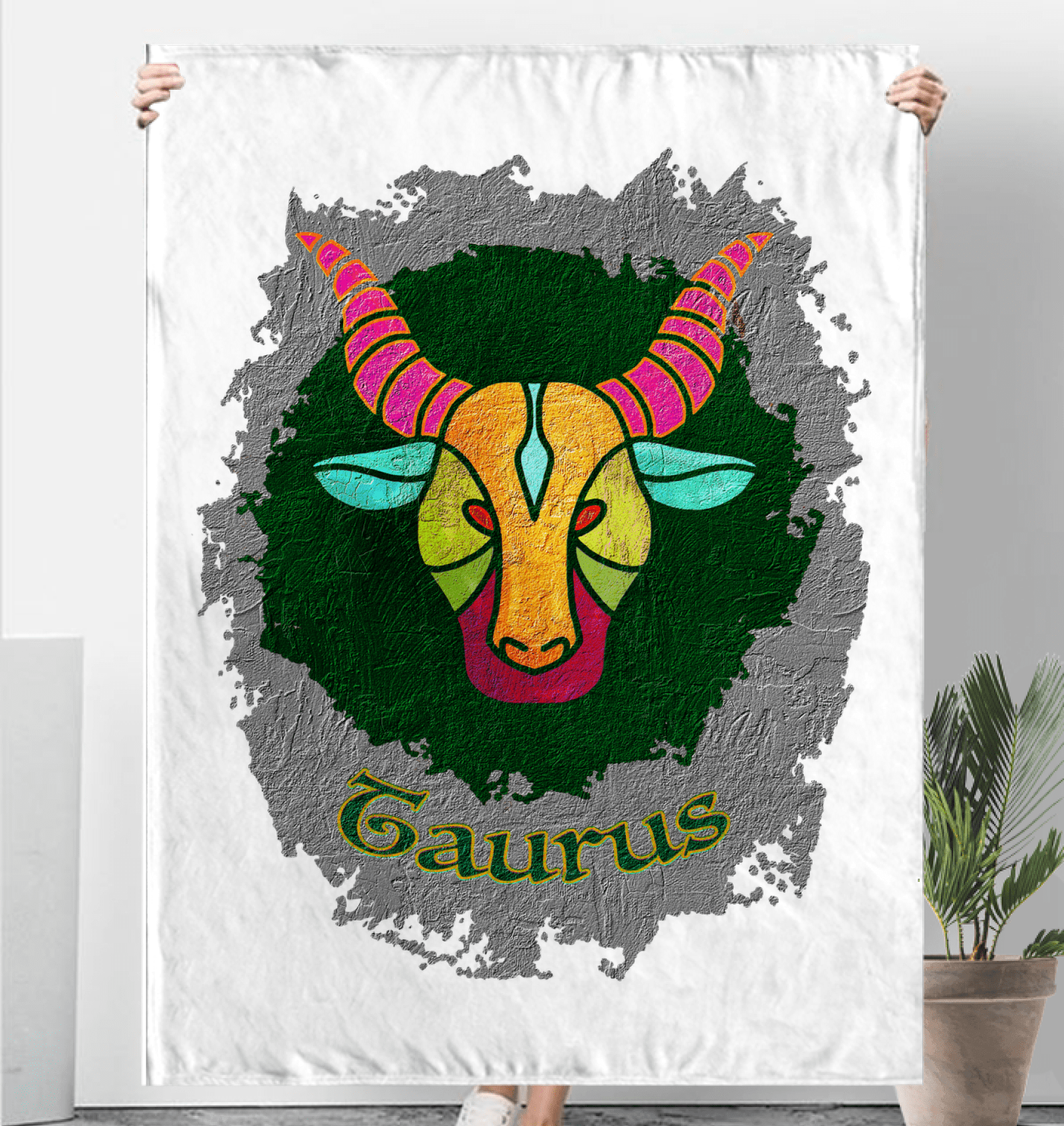 Taurus Sherpa Blanket | Zodiac Series 11 - Beyond T-shirts