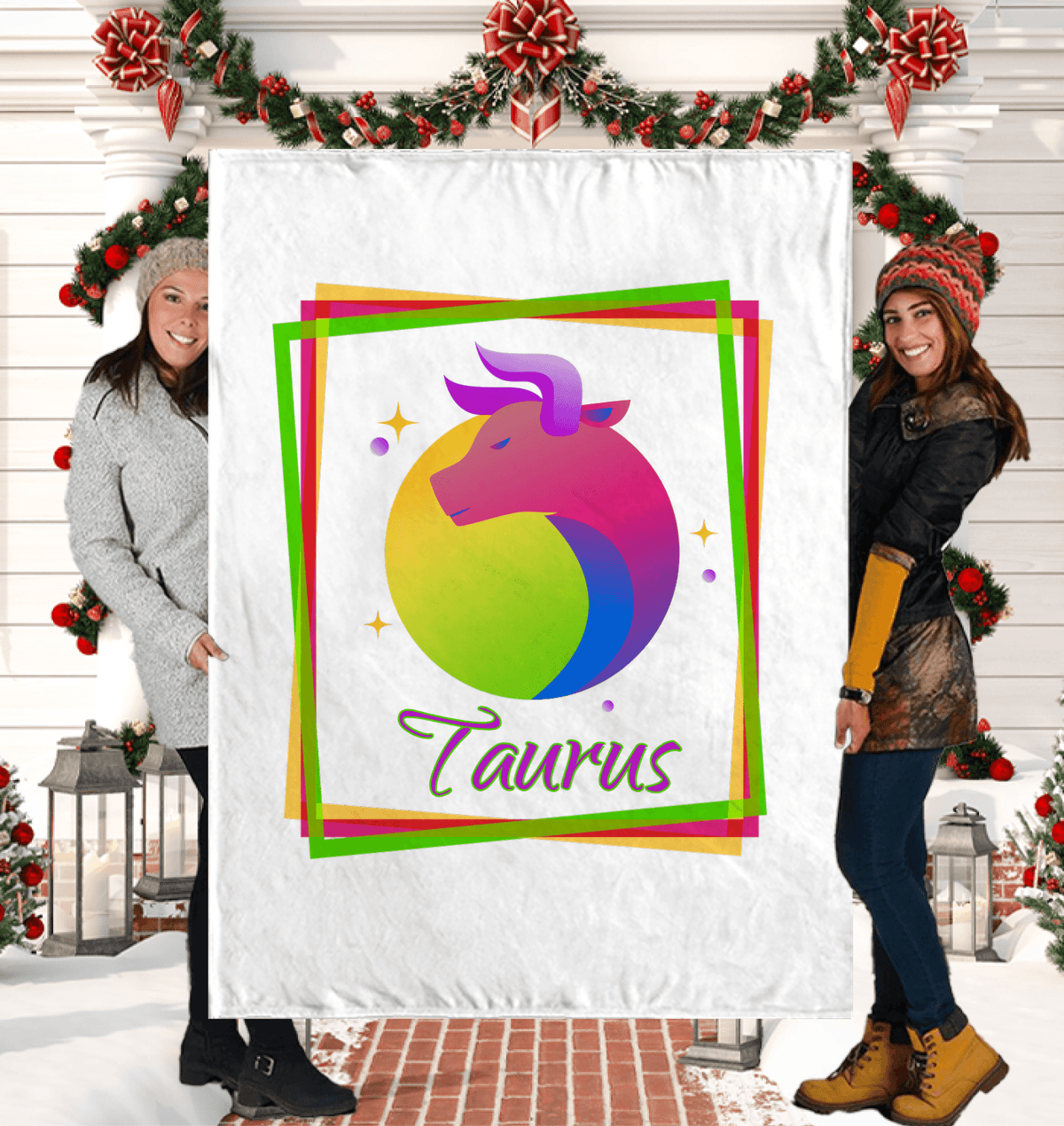 Taurus Sherpa Blanket | Zodiac Series 3 - Beyond T-shirts