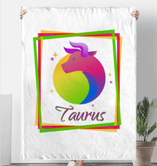 Taurus Sherpa Blanket | Zodiac Series 3 - Beyond T-shirts