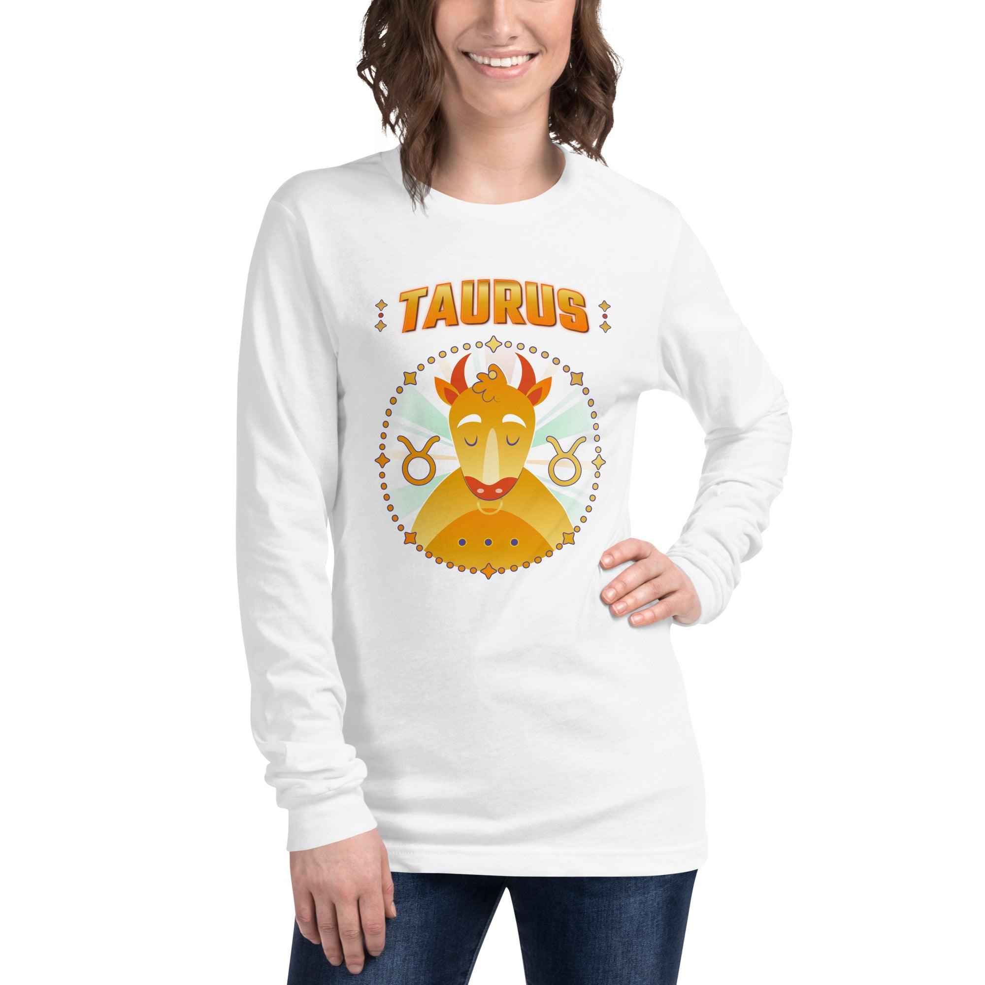 Taurus Unisex Long Sleeve Tee | Zodiac Series 1 - Beyond T-shirts