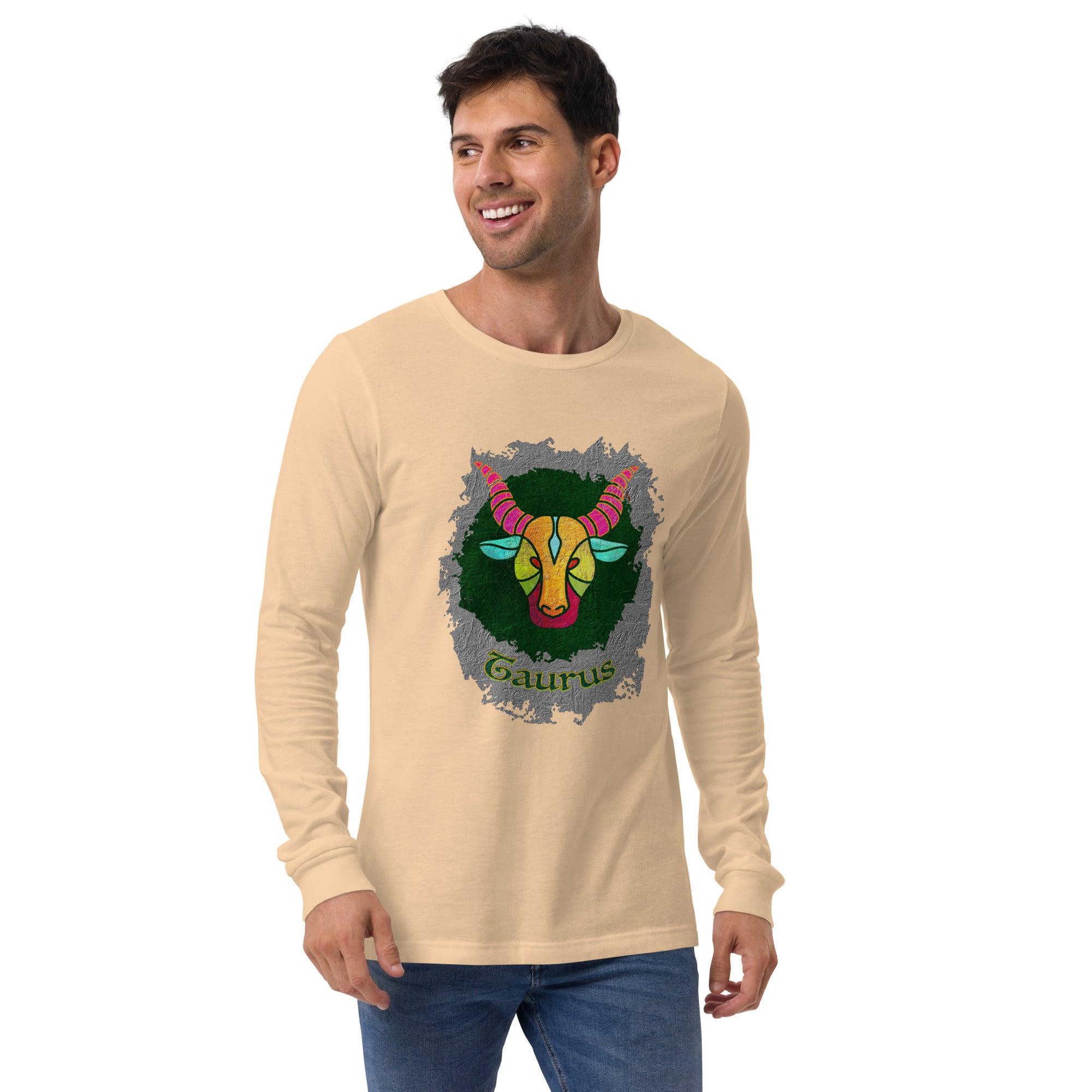 Taurus Unisex Long Sleeve Tee | Zodiac Series 11 - Beyond T-shirts