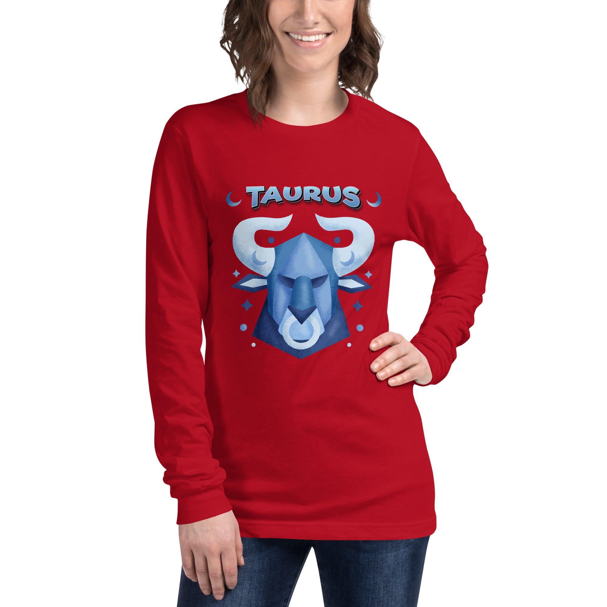 Taurus Unisex Long Sleeve Tee | Zodiac Series 2 - Beyond T-shirts