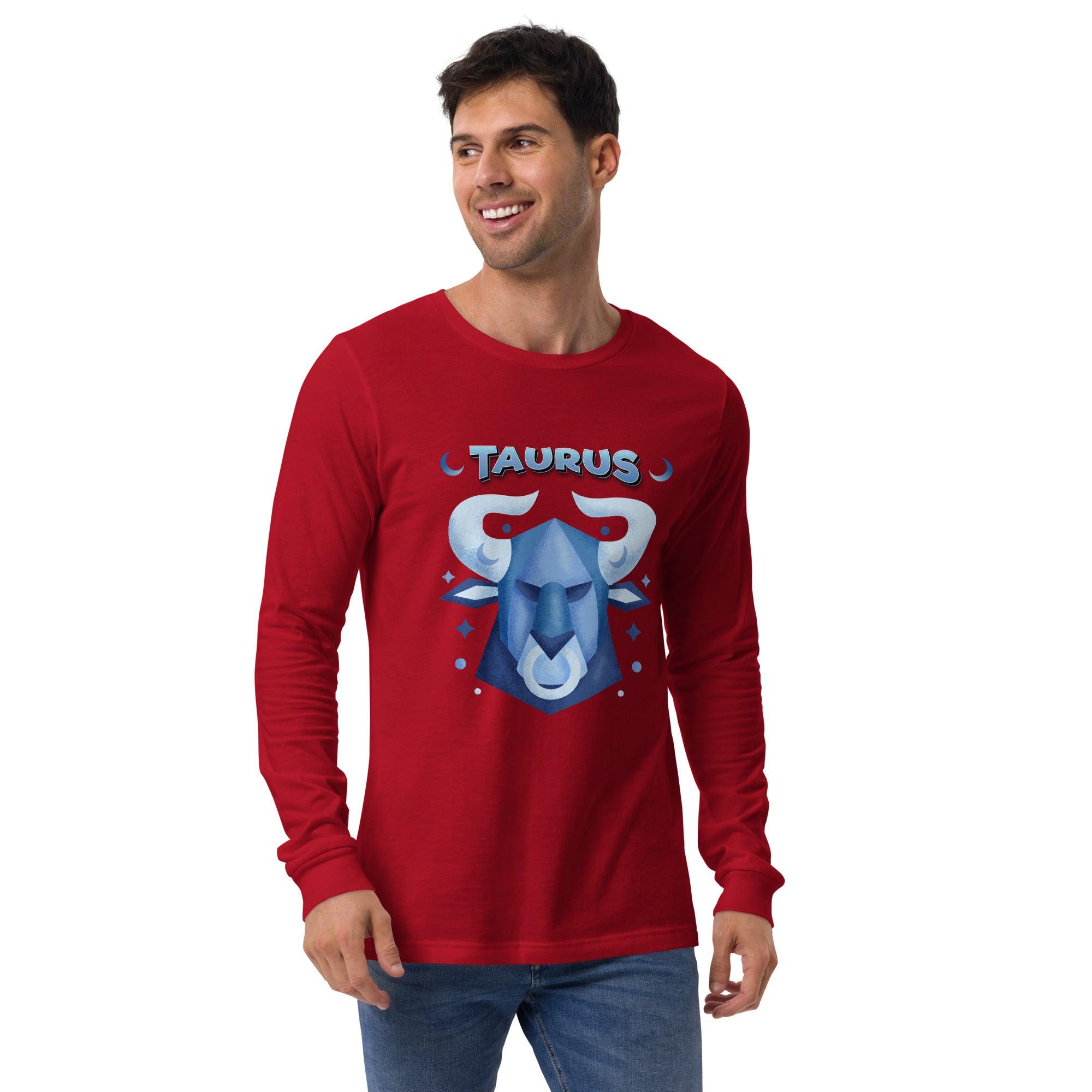 Taurus Unisex Long Sleeve Tee | Zodiac Series 2 - Beyond T-shirts