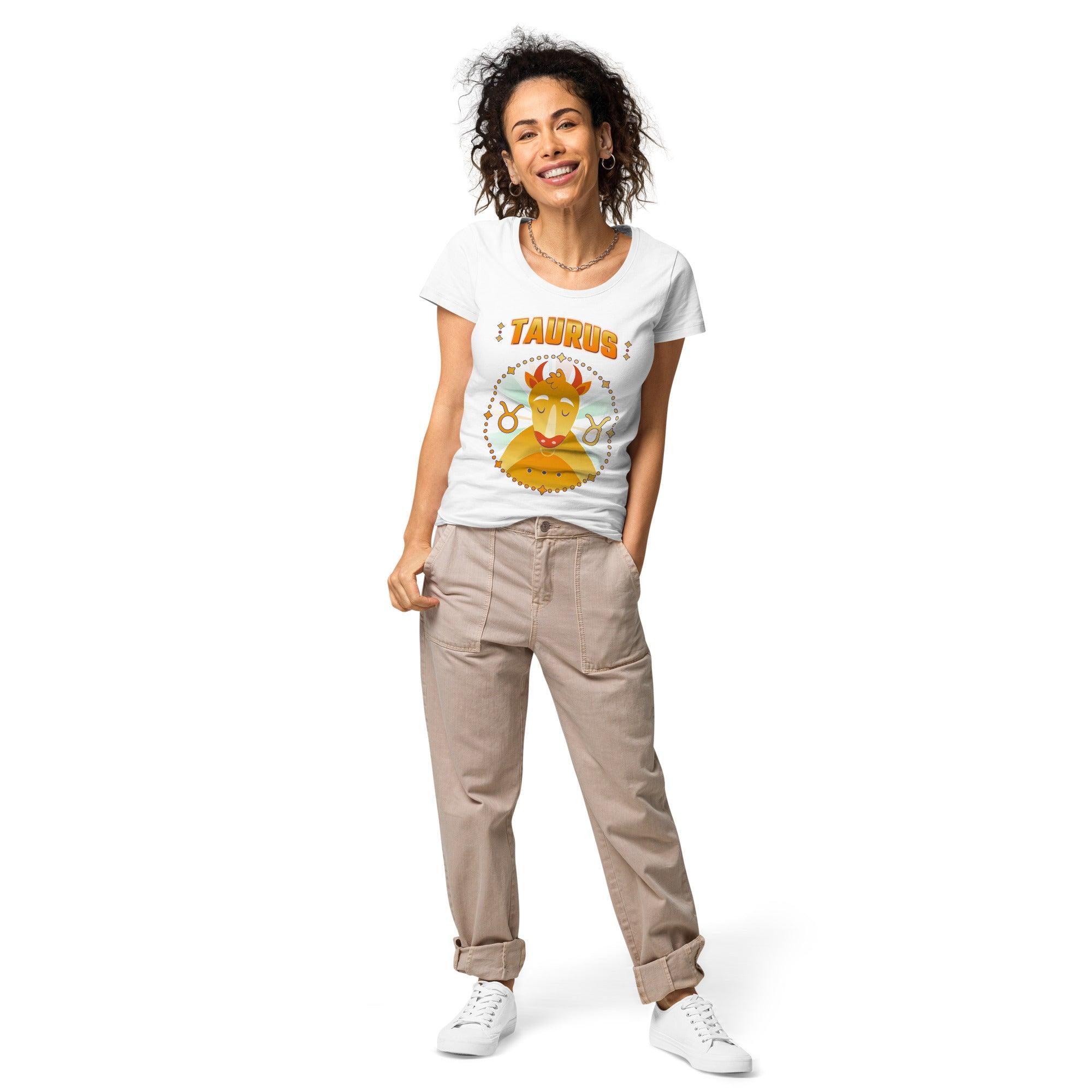 taurus Women’s Basic Organic T-Shirt | Zodiac Series 1 - Beyond T-shirts