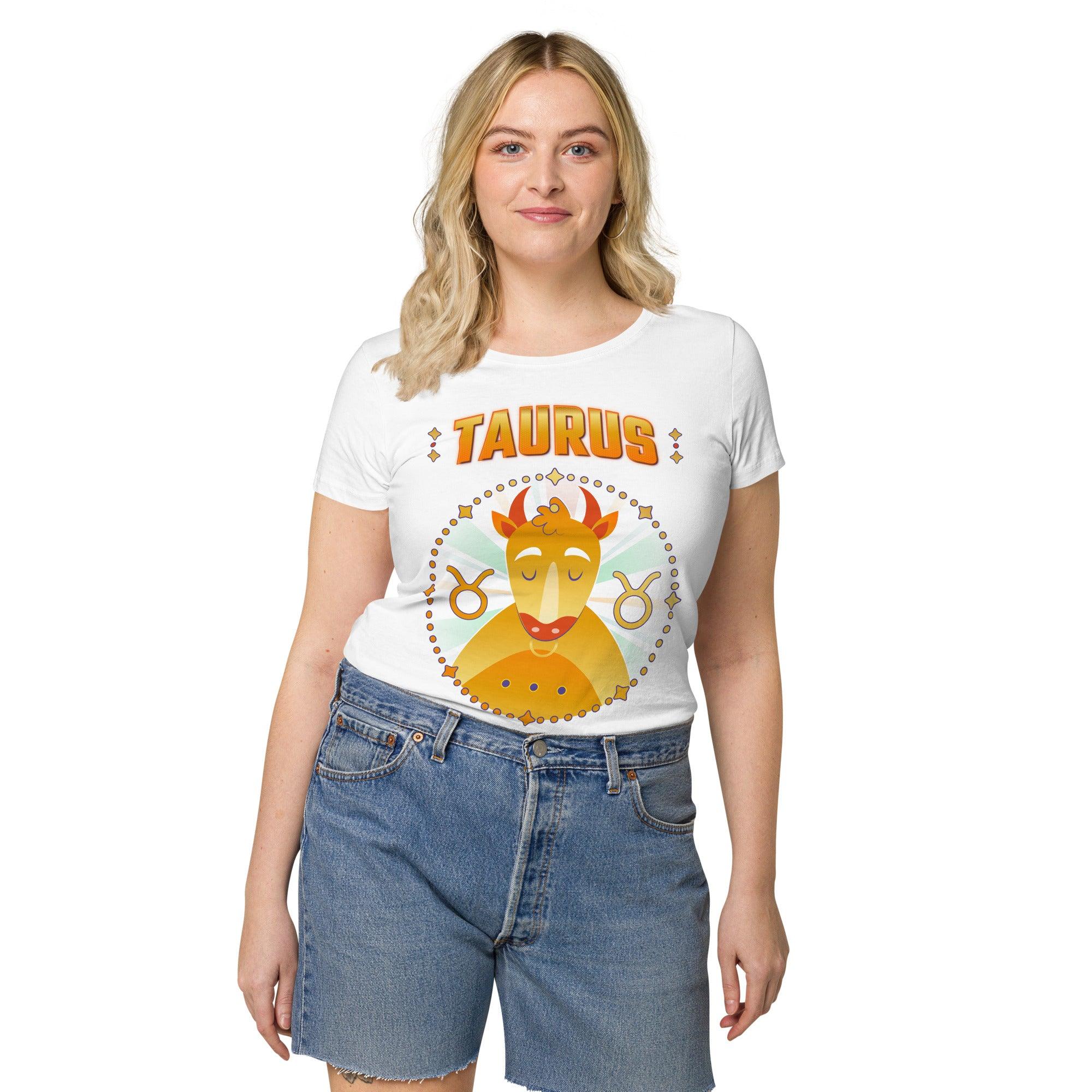 taurus Women’s Basic Organic T-Shirt | Zodiac Series 1 - Beyond T-shirts