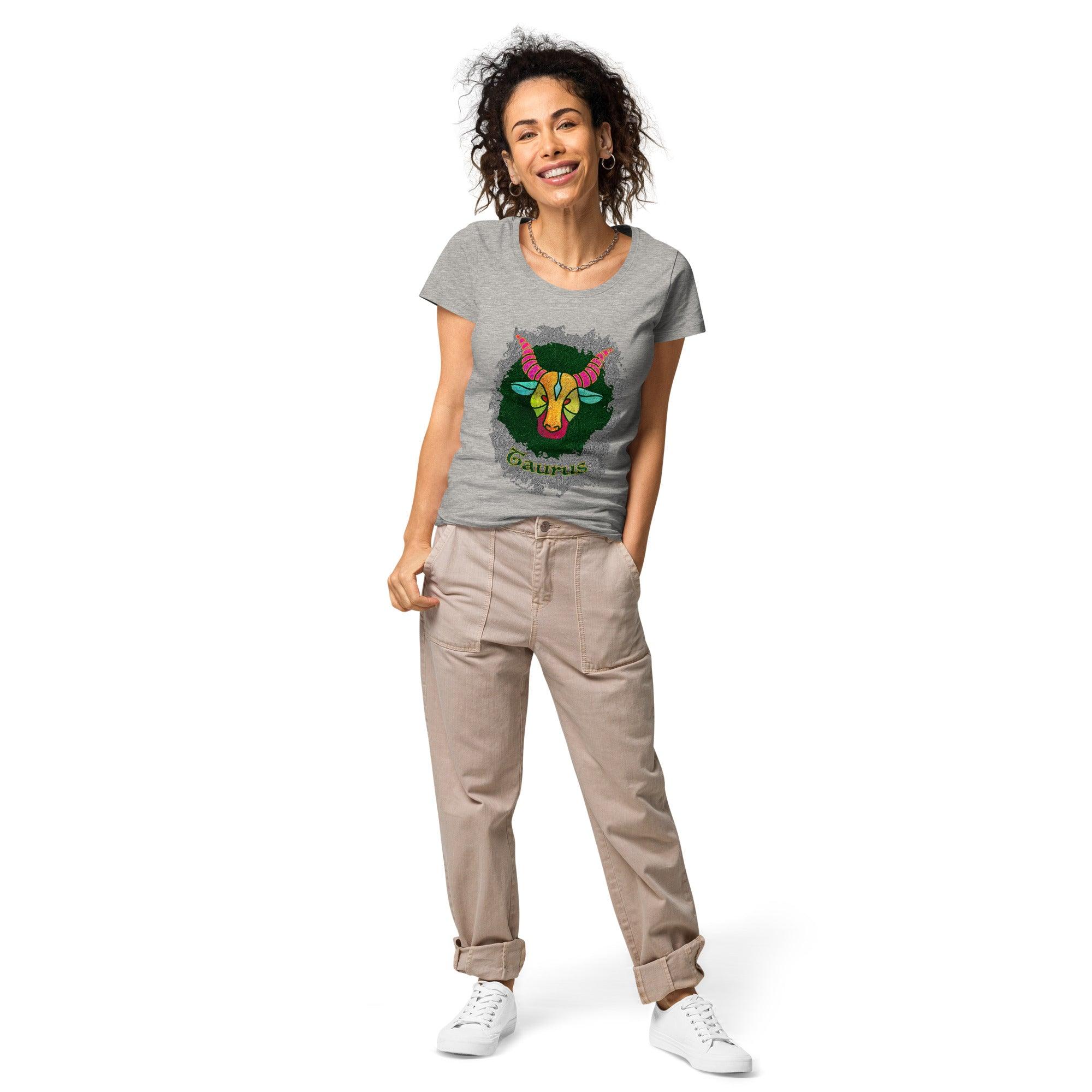 Taurus Women’s Basic Organic T-shirt | Zodiac Series 11 - Beyond T-shirts