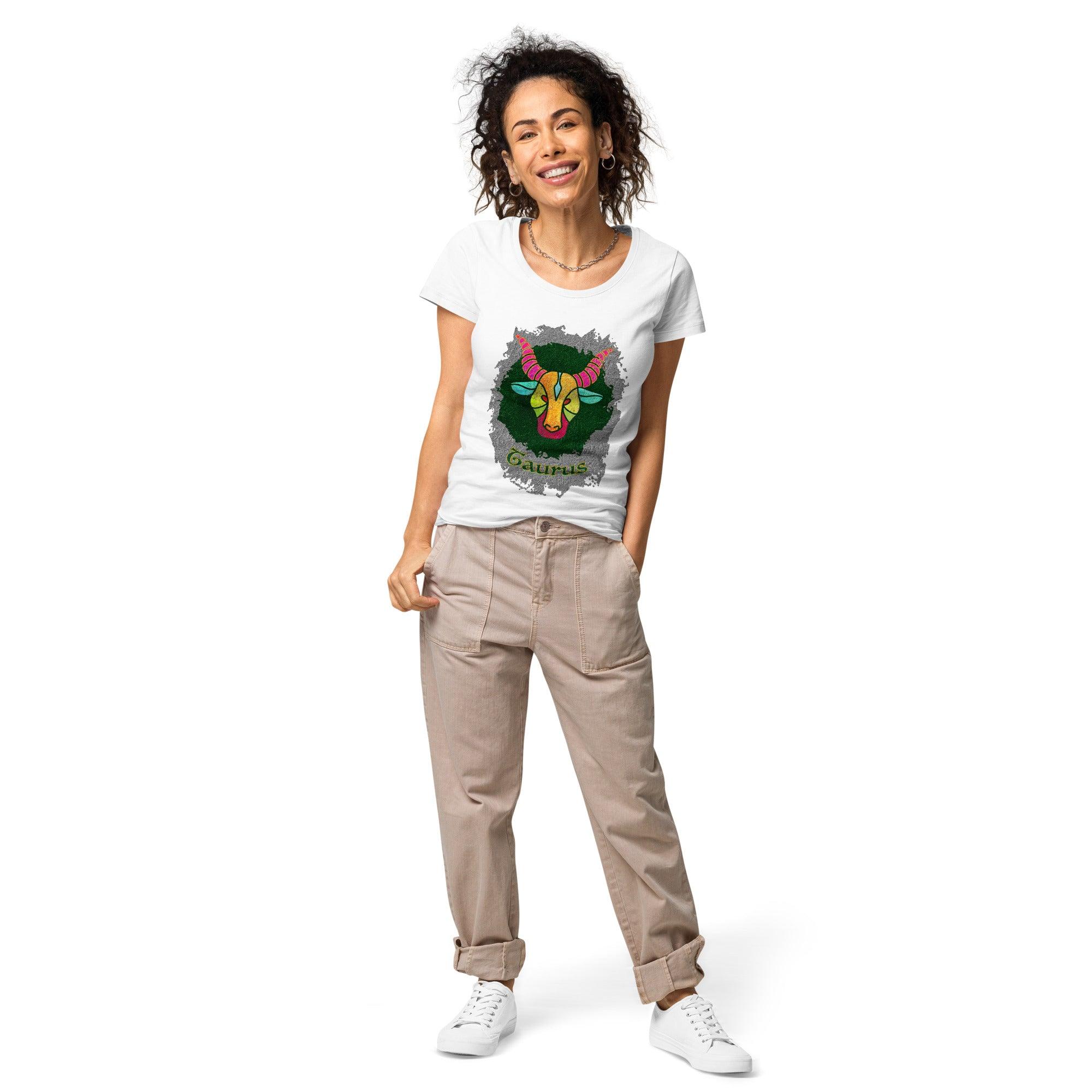 Taurus Women’s Basic Organic T-shirt | Zodiac Series 11 - Beyond T-shirts