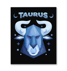Taurus Wrapped Canvas 16x20 | Zodiac Series 2 - Beyond T-shirts