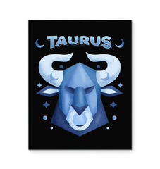 Taurus Wrapped Canvas 8x10 | Zodiac Series 2 - Beyond T-shirts