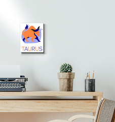 Taurus Wrapped Canvas 8x10 | Zodiac Series 4 - Beyond T-shirts