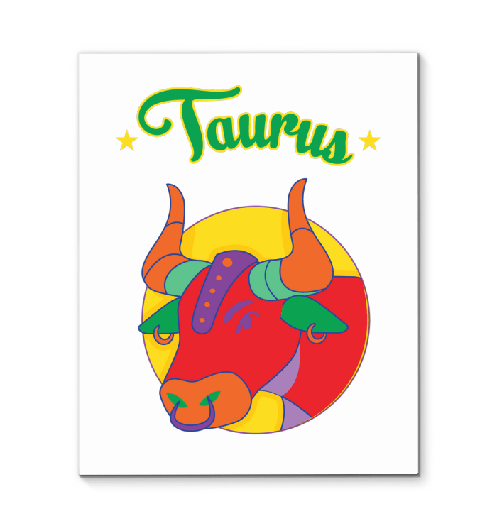 Taurus Wrapped Canvas | Zodiac series 5 - Beyond T-shirts