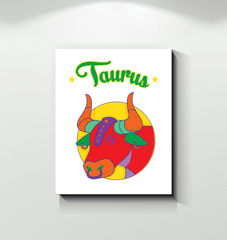 Taurus Wrapped Canvas | Zodiac series 5 - Beyond T-shirts