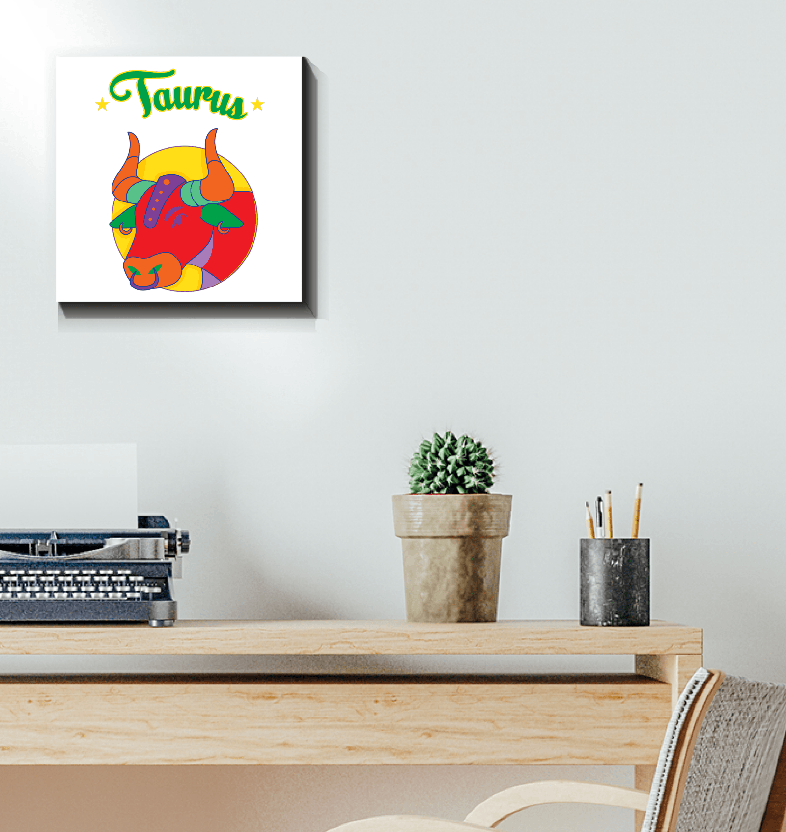 Taurus Wrapped Canvas | Zodiac series 5 - Beyond T-shirts