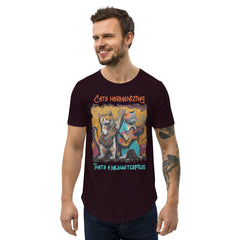 That's A Meowsterpiece Men's Curved Hem T-Shirt - Beyond T-shirts