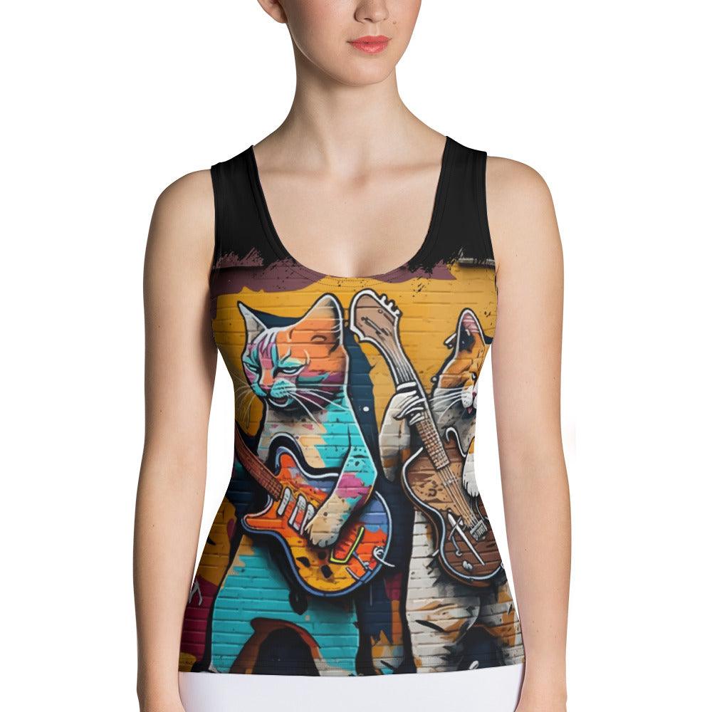 That's A Meowsterpiece Sublimation Cut & Sew Tank Top - Beyond T-shirts