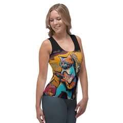 That's A Meowsterpiece Sublimation Cut & Sew Tank Top - Beyond T-shirts